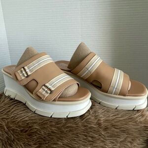 SOREL Joanie 111 Wedge Slide Platform Sandals
Size 9.5
Beige | Chalk
Like New